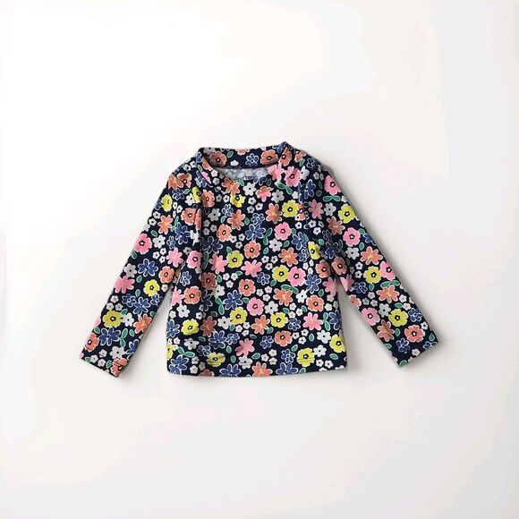 Carter's Other - Carter's Baby Girls Colorful Floral  Long Sleeve Swim Top Multicolor. Size 12m